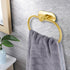Towel Bar/Bath Towel Ring, Self Adhesive Hand Towel Ring for Bathroom, Stainless Steel Sticky Hand Towel Holder, No Drilling Modern Round Towel Ha...