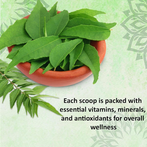 ARYANA Curry Leaf Powder Supplement - Supports Digestion, Gut, Hair & Skin Health-Antioxidant & Superfood Supplement for Men & Women-Curry Patta E...