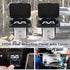 2Pcs 120A Plug Mounting Panel for Anderson Connectors, Mount Bracket Panel Plug with Dust Cover, Battery Quick Connect/Disconnect Connector Mounti...