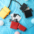 Outus 3 Pieces Waterproof Case ID Card Holder with Floating Sports Case Locker with Hanging Ring and Rope (Red Black Yellow,4.72 x 2.95 x 1.57 Inc...