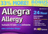 Allegra Allergy 40 Tablets (Bonus Pack - 33% More) 24 Hour Protection - Non Drowsy...