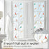 Coavas Window Privacy Film Decorative Bird Stained Glass Window Film Bathroom Frosted Glass Window Cling Privacy Film Heat Blocking Static Cling D...