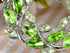 Alilang Women's Silvery Tone Green Crystal Rhinestone Floral Leaves Pin Brooch...