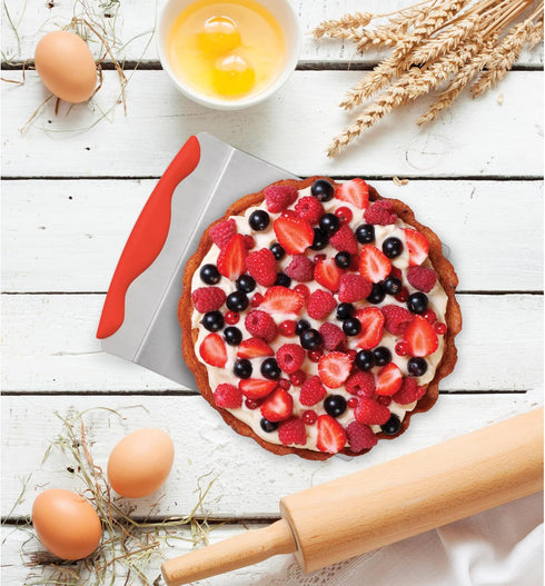 Mrs. Anderson’s Baking Giant Layer Cake Spatula, Stainless Steel with Non-Slip Silicone Handle...