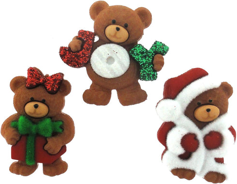Dress It Up 7497 "A Very Beary Christmas Buttons...