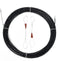 15M Cable Puller Rod Cable Running Rod Duct Push Rod Fastener Four Leaf Spiral Fish Tape Cable Pulling Fish Tape Rod...