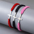COLORFUL BLING Cross Bracelet for Women Men Stainless Steel Adjustable Braided String Sideways Bracelet Protection Prayer Amulet Christian Jewelry...