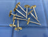 TEMO 10 pc Brass Rotary 3/4 Inch Flat Wire Brush Wheel #535 with 1/8 Inch Shank for Dremel Rotary Tools...