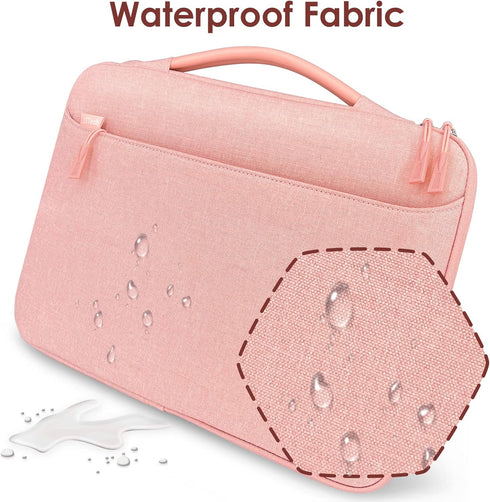 JETech Laptop Sleeve for 13.3-Inch MacBook Air/Pro, 14-Inch MacBook Pro 2021 M1, 13-13.6 Inch Notebook, Waterproof Carrying Case with Small Bag (P...