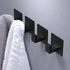 VAEHOLD Adhesive Towel Hooks, Heavy Duty Wall Hooks Aluminum Hooks Stick on Door, Kitchen, Bathroom for Hanging Coat, Hat, Towel, Robe, Clothes (B...