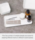 Yamazaki Home Space Saving Vanity Tray | Steel, Flat, White...