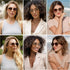 SOJOS Trendy Oversized Hexagonal Sunglasses for Women Men Stylish UV400 Sunnies with Spring Hinges SJ1210...