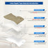 KING MOUNTAIN Linen Repair Tape Patch Kit, Waterproof 4" x 63" Linen Repair Kit?Self Adhesive Fabric Repair for Furniture and Linen Goods (Beige)...
