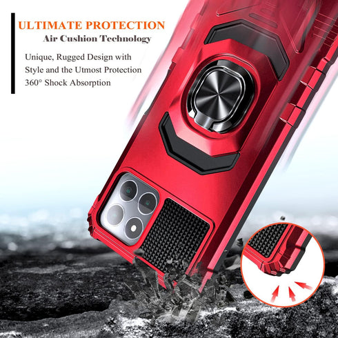 NZND Compatible with Boost Mobile Celero 5G Plus Case 2023 7.0" (Plus Version Only) with Tempered Glass Screen Protector, Full-Body Protective [Mi...