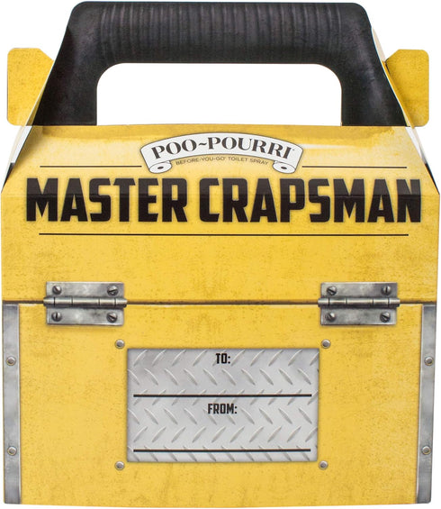 Poo-Pourri Before-You-Go Toilet Spray, Master Crapsman, Gift Set Variety 2 Fl Oz - Royal Flush and Trap-A-Crap...