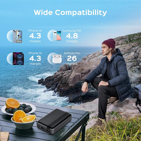 5v/2a Heated Vest Battery Pack 10000mah Power Bank for Heating Vests Jackets Coats Hoodies USB Battery for Electric Vest Jacket for Men for Women ...