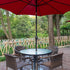 2Pcs Patio Table Umbrella Hole Ring Umbrella Stabilizer Sleeve Umbrella Plug Silicone Umbrella Cone Wedge Plug Outdoor Patio Table Ring for 2 to 2...