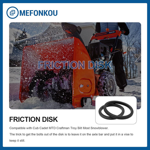 935-04054 935-0243 Friction Wheel Gasket for Cub Cadet MTD Craftsman Troy Bilt Most Snowblowers Replaces Part 735-04054 735-0243 240-991 Friction ...