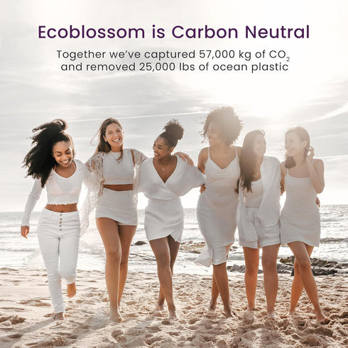 EcoBlossom Reusable Menstrual Cup Set - The Most Reliable Medical Grade Silicone Period Cups - Comfortably use for 12 Hours (2 Regular Cups)...