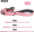 Fida 4 FT Heavy Duty Dog Leash with 2 Comfortable Padded Handles, Traffic Handle & Advanced Easy Snap Hook, Reflective Walking Lead for Large, Med...
