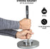 NEIKO 53426A 35LB Magnetic Pick Up Tool, Large Magnet with 3.3" Head, Extendable Magnetic Sweeper on a Stick up to 33.5 Inches, Nail Finder Pickup...