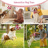 Squeaky Dog Toys for Large Breed, Large Funny Cute Interactive Medium & Small Dog Toys, Stuffed Plush Animals Puppy Toys - unicorn...