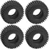 4PCS HIRCQOO 1.0" SCX24 Rubber Crawler Mud Terrain Micro Rubber Tire Compatible with Axial 1/24 Gladiator Bronco B17 C10 JLU Deadbolt RC Crawler C...