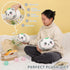 AIXINI Cute Panda Plush Pillow 15.7” Bamboo Panda Stuffed Animal, Soft Kawaii Plushies Hugging Plush Squishy Pillow Toy Gifts for Kids Bedding Sle...