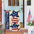 4th of July Garden Flag Welcome Stars Patriotic Striped Independence Day Flag Vertical Double Sided Patriotic Memorial Day American Veteran Holida...