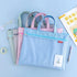 Pendancy Mesh Zipper Pouch 11x13.7 in, Large Double Pocket Waterproof File Bag with Handle, A4 Size Foldable Document Storage for Puzzle Project/C...