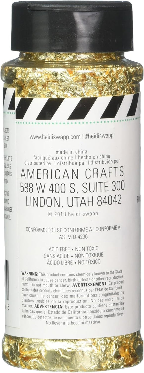 Heidi Swapp Foil Flakes .18oz-Gold...