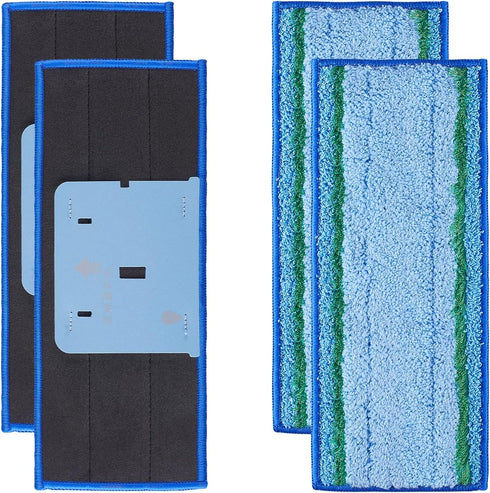 4 Pack Mop Pad for iRobot Braava Jet M6 Ultimate Robot Mop, Upgraded M6 Wet Mopping Pad, Washable Microfiber Replacement Cleaning Pad...