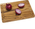 Lipper International 7215 Teak Wood Edge Grain Kitchen Cutting and Serving Board, Small, 12" x 9" x 5/8"...