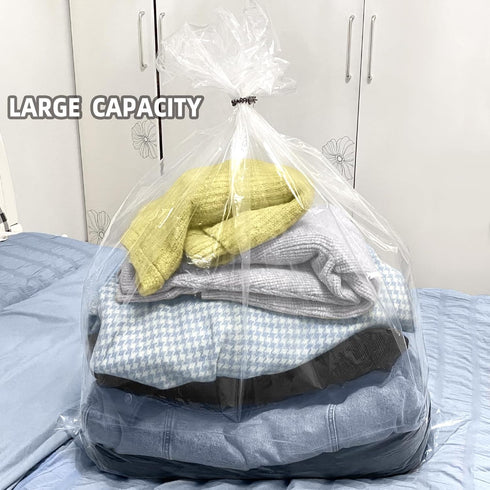 32x42 Inches Large Clear Plastic Storage Bags,Big Gaint Jumbo Huge Plastic Storage Bags for Blanket, Duvets, Pillows, Comforters and More 5 Pieces...