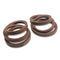 2 Pack 754-0101A Drive Belt 1/2" x 35"for MTD Troy-Bilt Yardman Snow Thrower Blower 754-0193 754-0235 954-0193 5068 954-0101A...