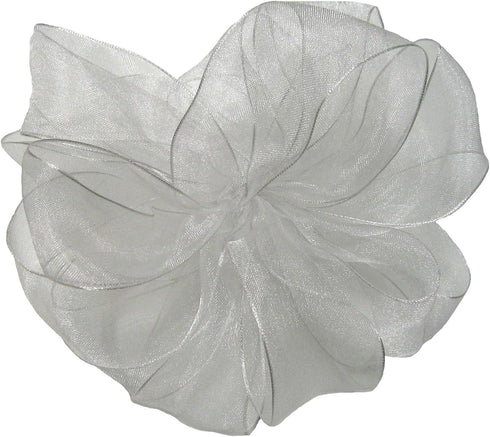Offray Wired Edge Encore Sheer Craft Ribbon, 5/8-Inch Wide by 25-Yard Spool, White...