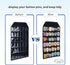 PACMAXI Wall Hanging Badge Button Pins Organizer Display Storage Stand, Enamel Pin Display Holder,hold Up To 36 Pins (Black)...