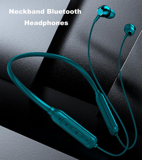 Neckband Bluetooth Headphones Wireless Neckband Earbuds Around The Neck Headphones Wireless Bluetooth Sport Neck Earbuds Neck Band Bluetooth Earbu...