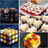 Square Silicone Mold, 8 Cavity Cube Cake Mold Non-Stick Baking Mold for Mousse Cake. French Dessert, Chocolate, Brownie, Ice cream, Truffle, Jelly...