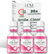 HM - Smile Clear Concentrated Alcohol Free Mouthwash, Dental Care-Smart Ingredients,for Bad Breath, whitening Teeth,Healthy Gums. (Strawberry Pack...