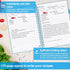 PECULA Recipe Book, Recipe Book to Write In Your Own Recipes, Blank Recipe Book, Recipe Notebook, Recipe Journal Hold 170 Recipes...