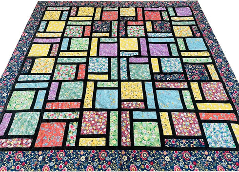 50pcs 10 x 10 inches Cotton Fabric Bundle Squares for Quilting Sewing, Precut Fabric Squares for Craft Patchwork...