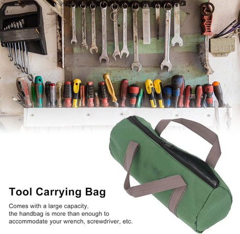 Tool Bag Wide Mouth Large Capacity Carrying Bag Waterproof Handbag Portable Multi Tool Bag for Wrench Screwdriver Pliers Nails for Construction Ca...