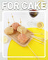 DF DUALFERV 200PCS Gold Bamboo Appetizer Picks, 4.7 Inch...