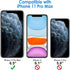 NGB Designed for iPhone 11 Pro-Max Case, Pink/Aqua | Glitter Liquid Sparkle Cute Cover for Women Girls Kids | with Tempered Glass Screen Protector...