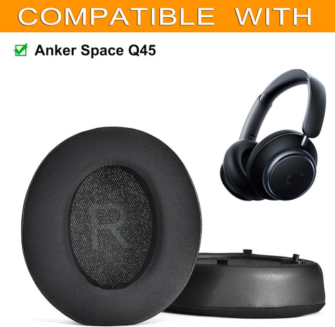 Space Q45 Cooling Gel Ear Pads Replacement Cover Cushions Compatible with Anker Space Q45 Adaptive Active Noise Cancelling Headphones,High-Density...
