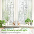 rabbitgoo Window Privacy Film Frosted Bamboo Pattern, Removable UV Blocking Stained Glass Decals Covering Decorative Window Cling for Home, 23.6 i...