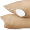 Utopia Bedding Waterproof Pillow Protectors with Zipper Standard Size (2 Pack, Beige), Terry Pillow Covers...