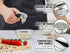Zulay Kitchen Premium Garlic Press Set - Rust Proof & Dishwasher Safe Professional Garlic Mincer Tool - Easy-Squeeze, Easy-Clean with Soft, Ergono...