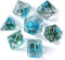 Green Moss Dice Set for DND - Unique Green Moss with Blue Shell for Role Playing Games (RPG) - Stunning Resin Polyhedral Dice Set for D&D Pathfind...